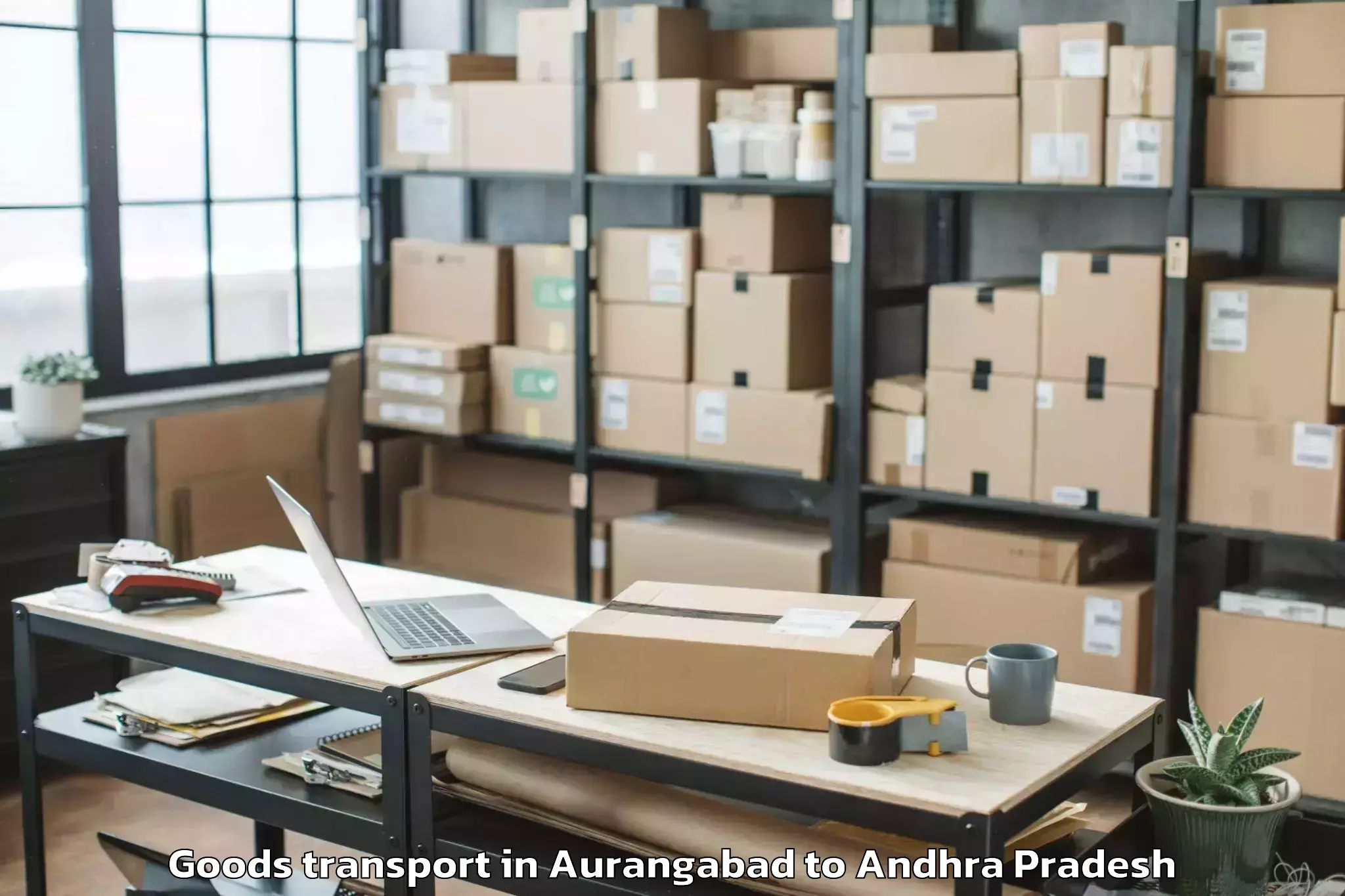 Expert Aurangabad to Srungavarapu Kota Goods Transport